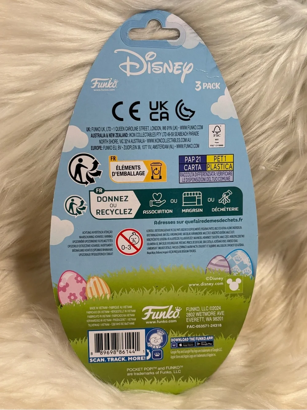 Funko Pocket Pop!: Disney - Belle, Cinderella, Rapunzel 3-Pack